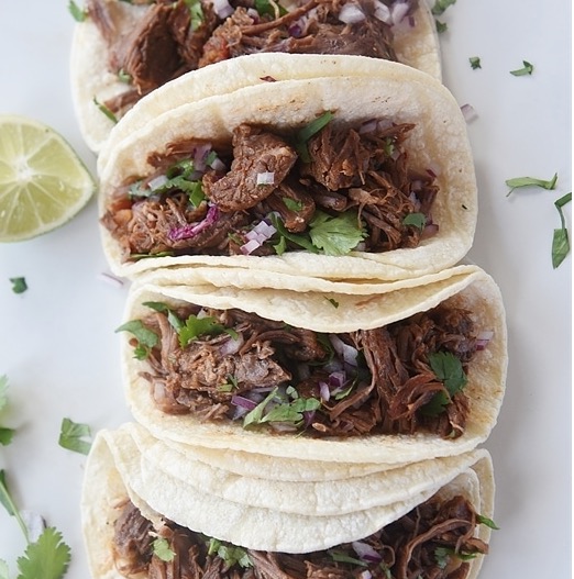 Mexican Shredded Beef Tacos