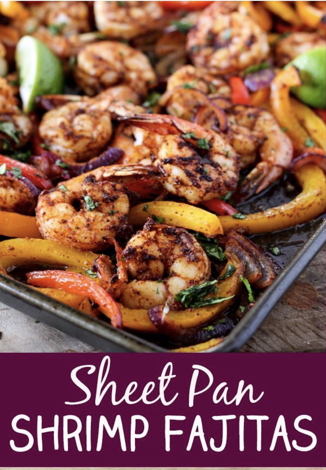 Sheet Pan Shrimp Fajitas