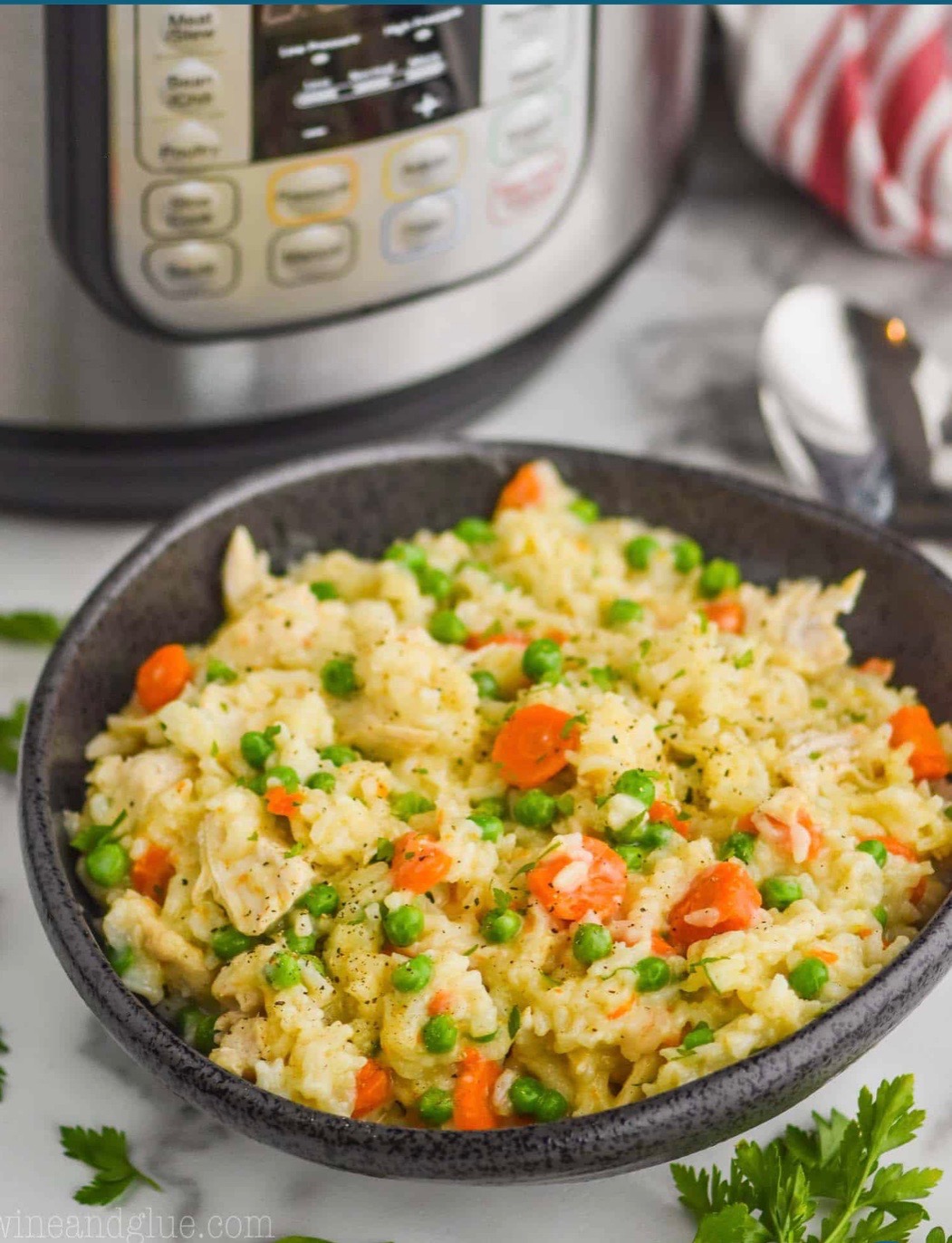 Instant Pot Chicken and Rice Casserole