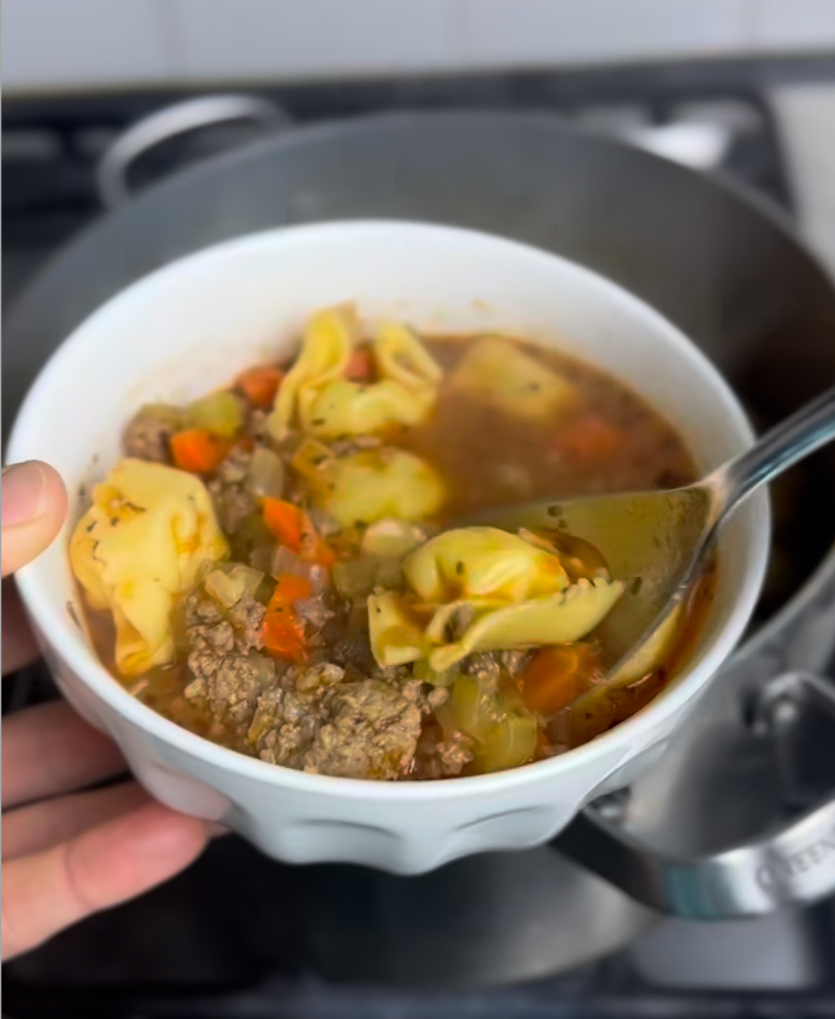 Sausage Tortellini Soup