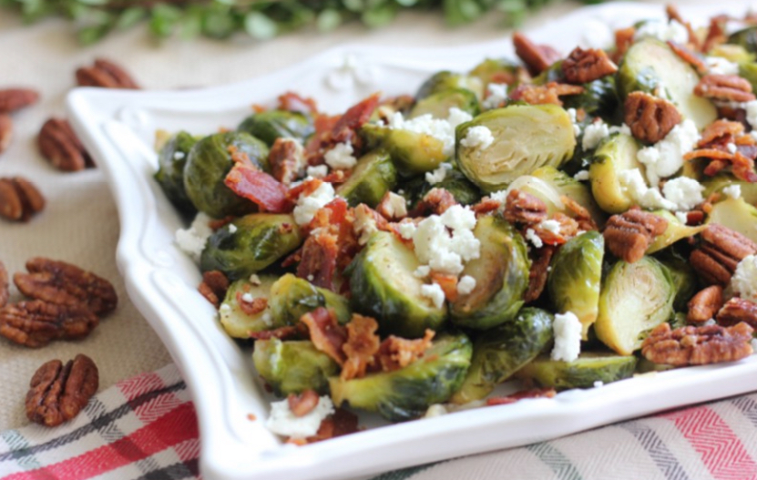 Maple Glazed Brussel Sprouts